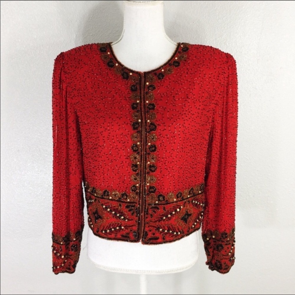 Laurence Kazar Vintage Beaded Jacket